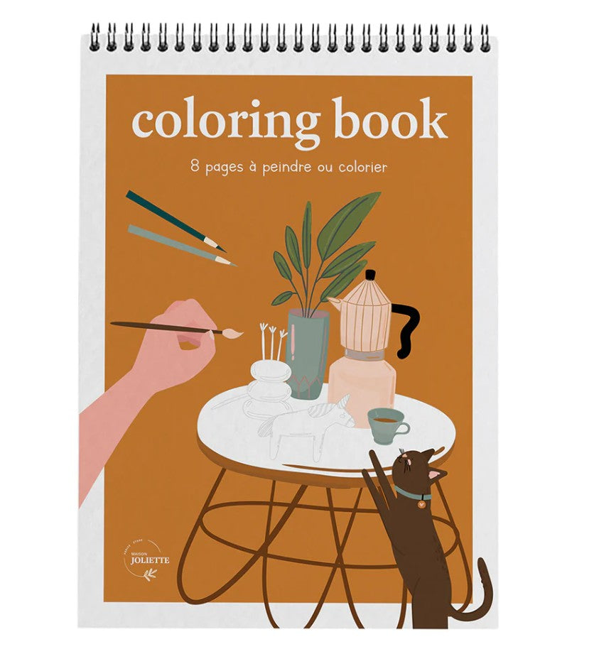 Carnet de coloriage A4 - Cosy