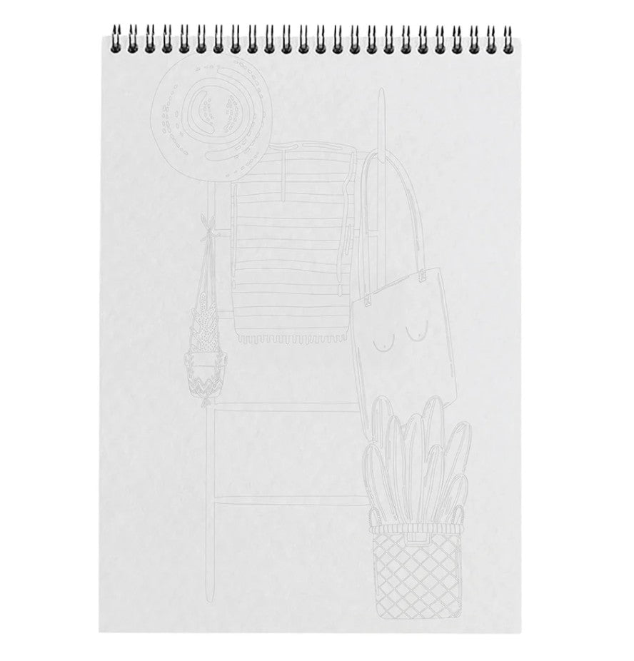 Carnet de coloriage A4 - Cosy