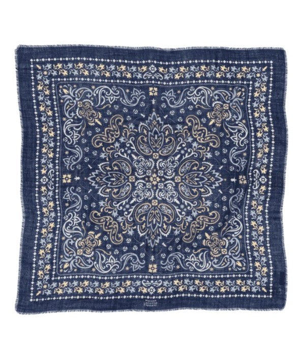 Foulard bandana laine/soie - faro