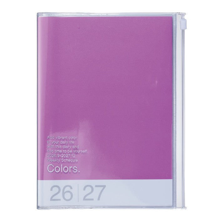 Agenda Colors A5 2026-2027 - Purple