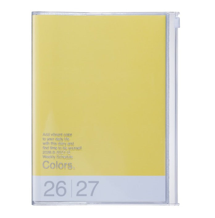 Agenda Colors A5 2026-2027 - Yellow
