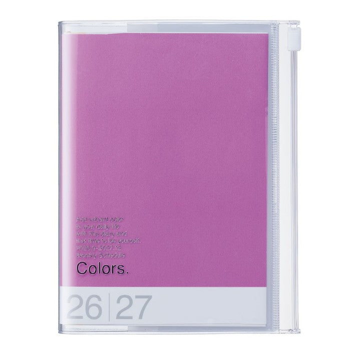 Agenda Colors A6 2026-2027 - Purple