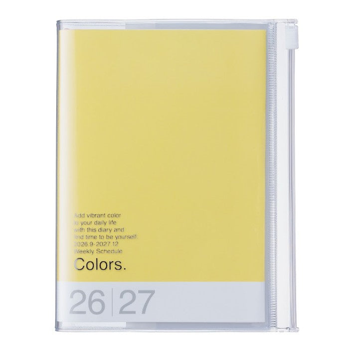 Agenda Colors A6 2026-2027 - Yellow