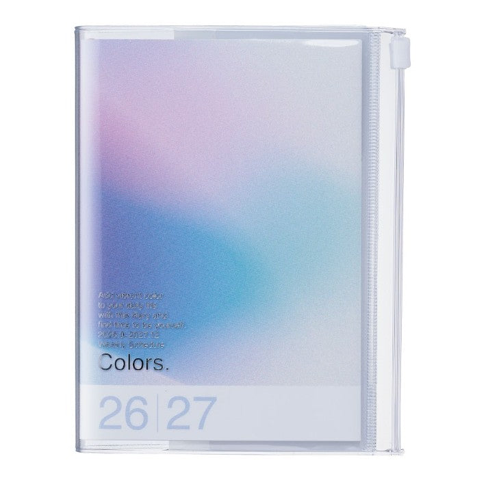 Agenda Gradient A6 2026-2027 - Blue
