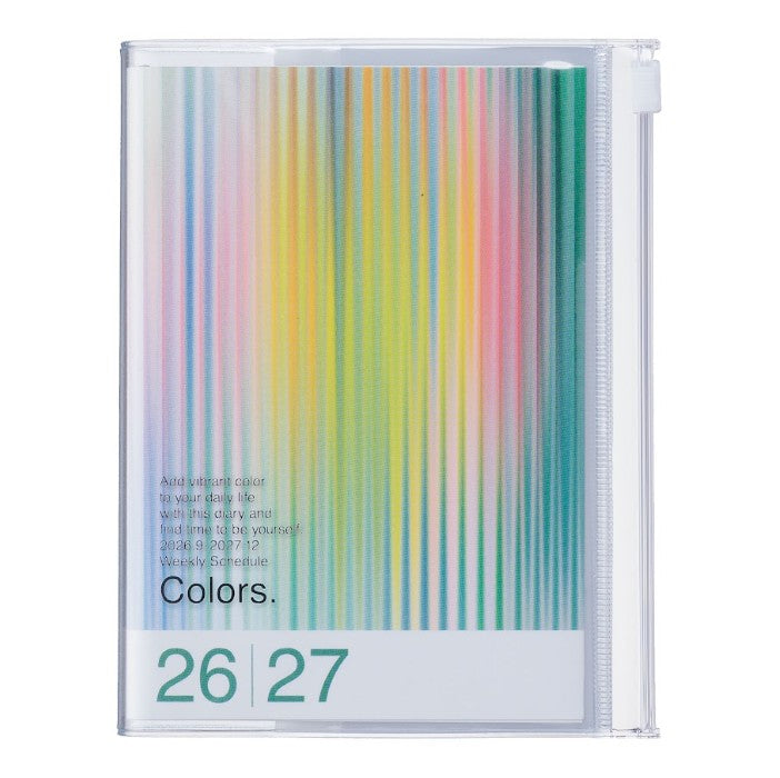 Agenda Gradient A6 2026-2027 - Green
