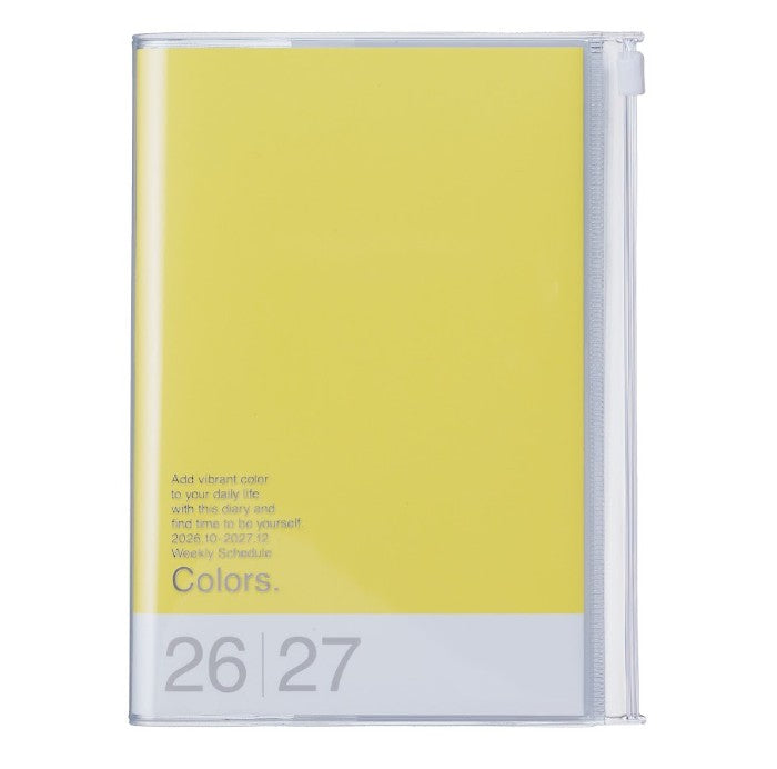 Agenda Colors B6 2026-2027 - Yellow