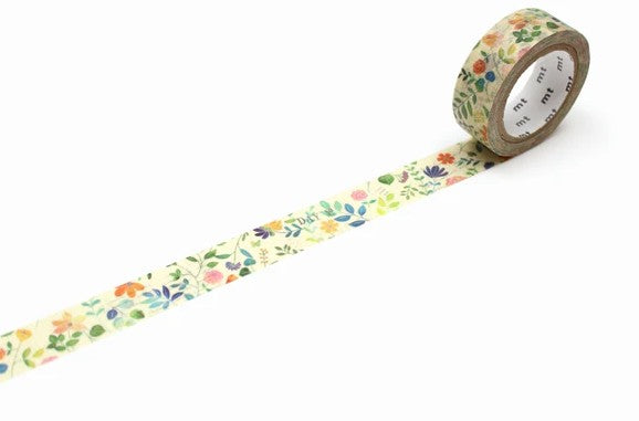 Masking tape - Watercolor flower