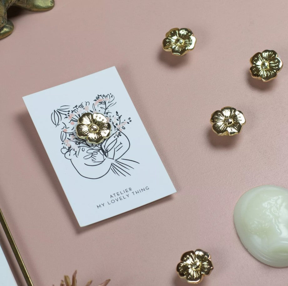 Pin's Bouton d'or