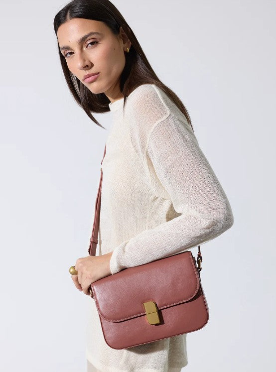 Sac Alice medium - Bois de rose