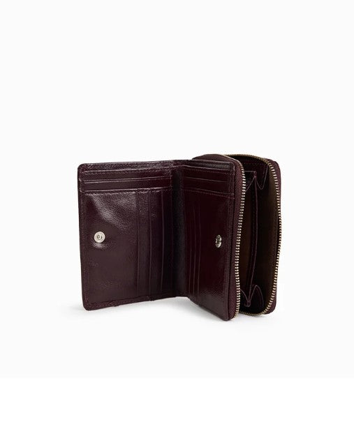 Portefeuille Nina - Aubergine