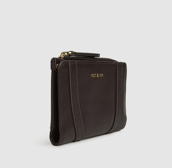 Portefeuille Roza  - Ebène