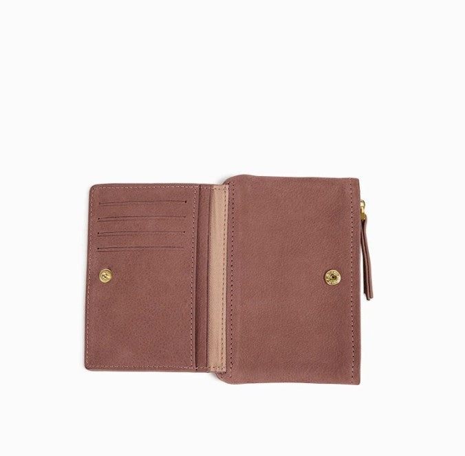 Portefeuille Soly - Bois de rose