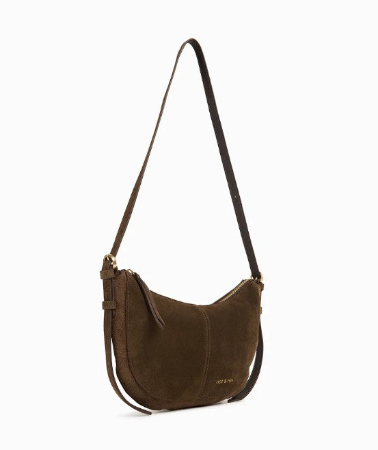Sac Mini Rodéo - Ebène - Cuir suédé
