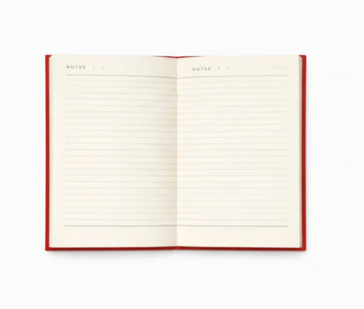 Notebook avec élastique - Bea - Small - Red