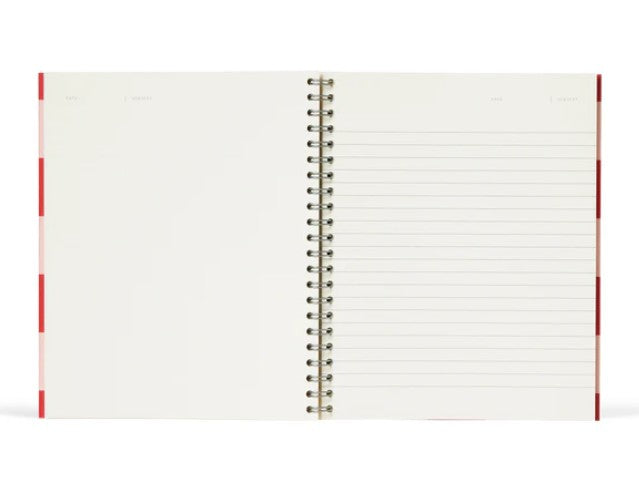 Noteboook - Nela - Medium - Orange Check