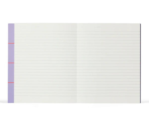 Notebook - Uma - Medium - Lavender Check