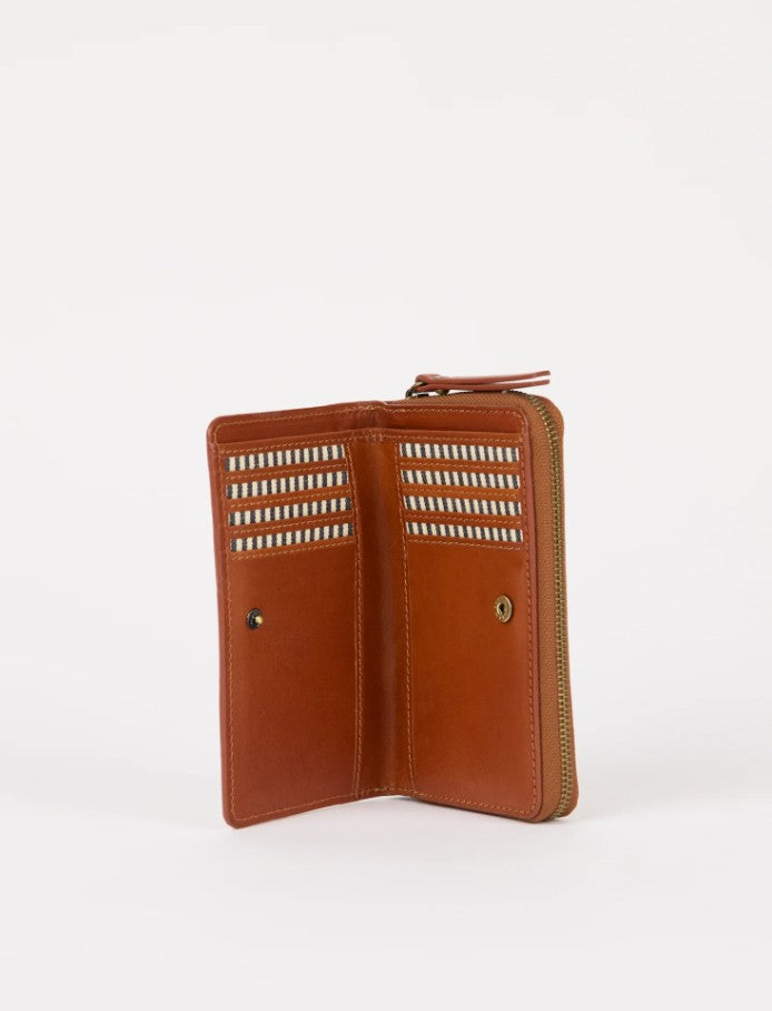 Jett Wallet - Cognac classic leather