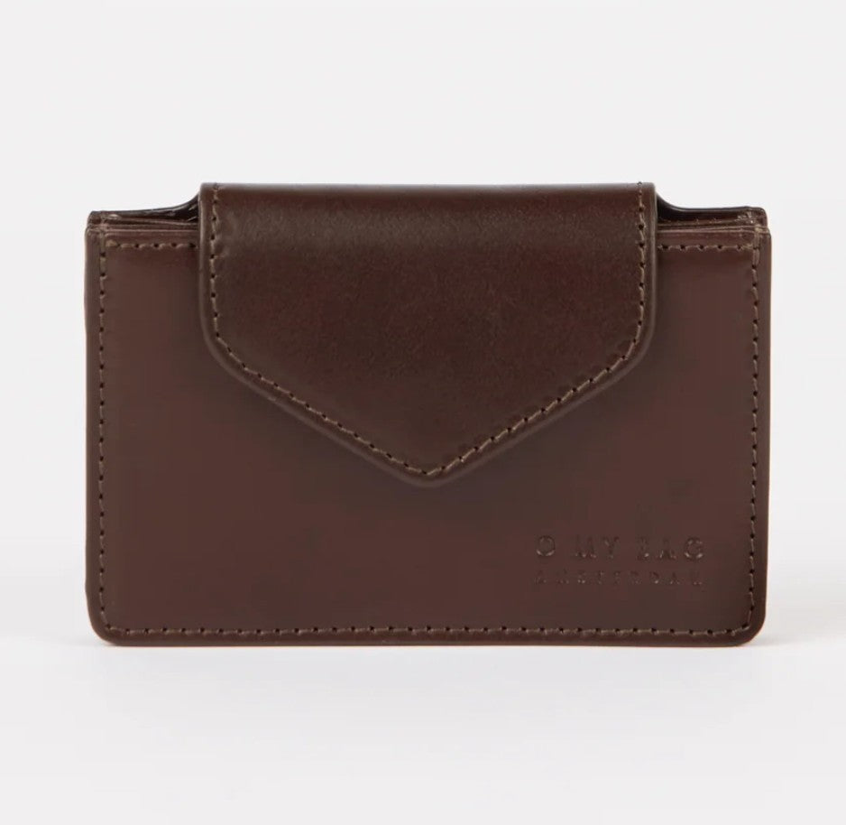 Portefeuille Harmonica - Chocolate classic leather