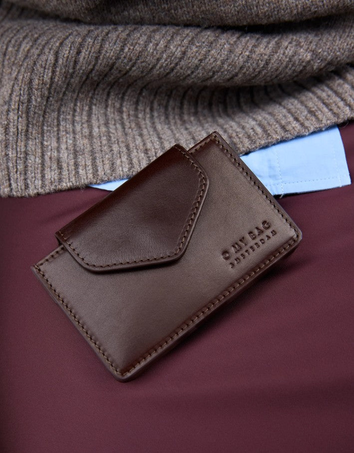 Portefeuille Harmonica - Chocolate classic leather