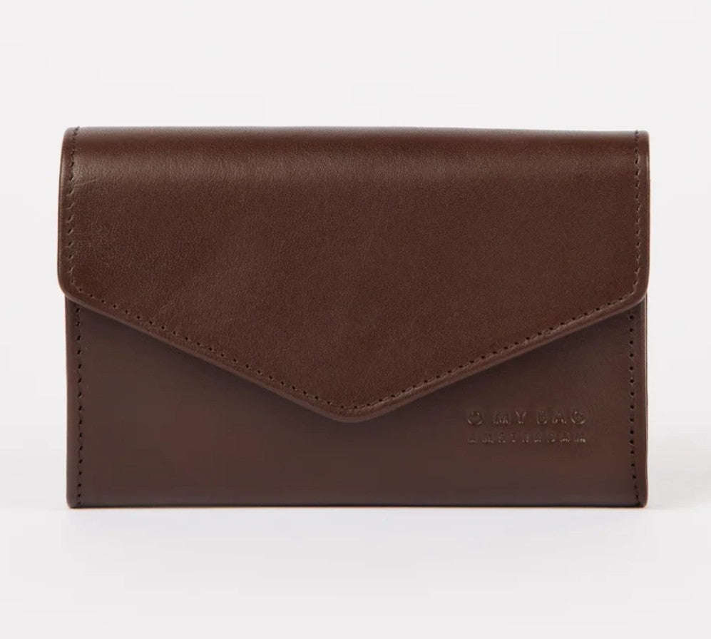 Portefeuille Jo's - Chocolate classic leather
