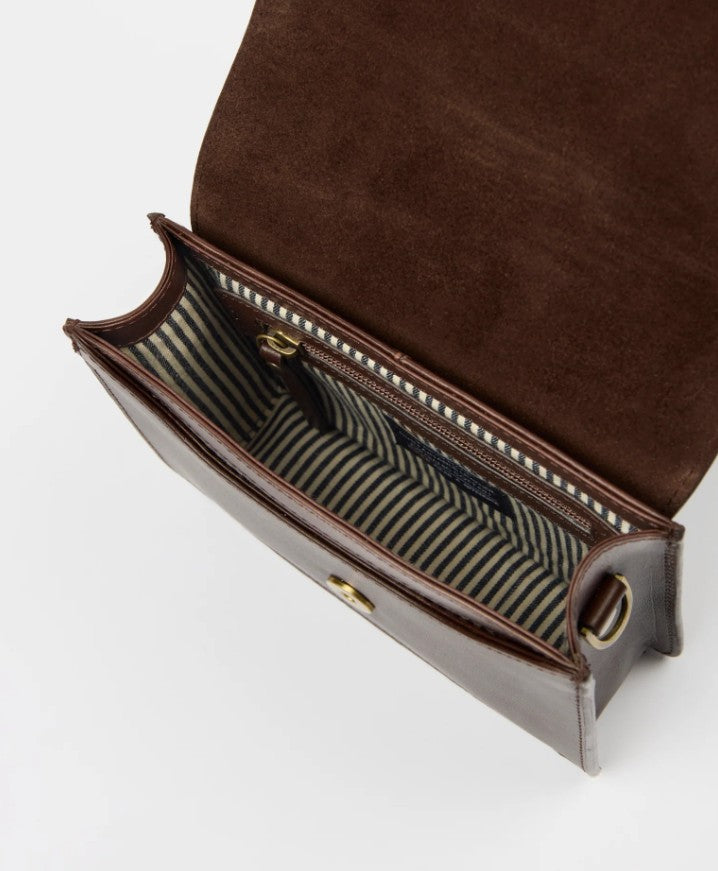 Sac Audrey Mini - Cuir Classique Chocolat