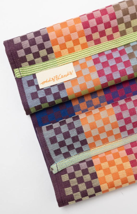 Tea Towel - checkered check - 136B