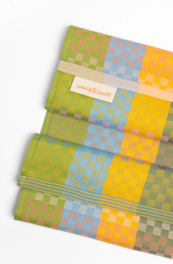 Tea Towel - checkered check - 87A