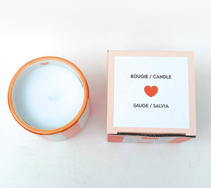 Bougie Chichou - Orange Salvia (Sauge)