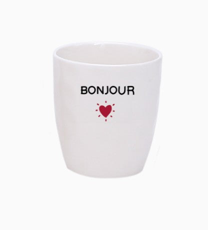 Gobelet message - Bonjour