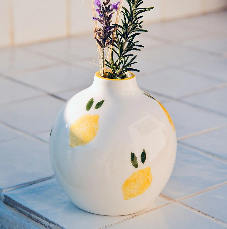 Soliflore en céramique Mediterranea - S - Citron