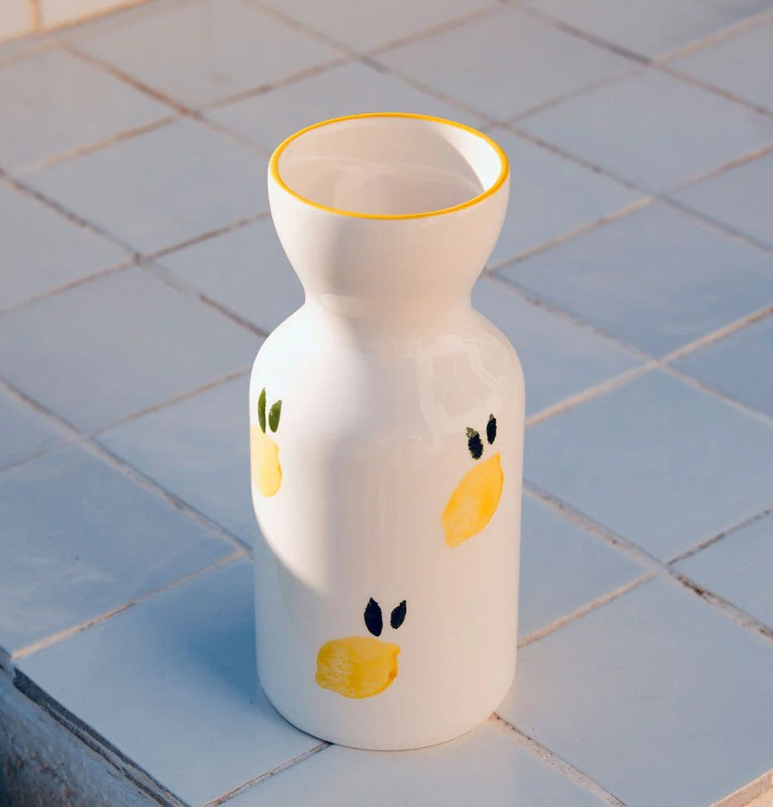 Vase Totem en céramique Mediterranea - Citron