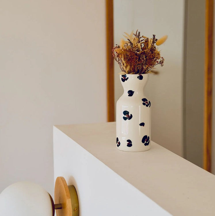 Vase Totem en céramique Mediterranea - Leopard