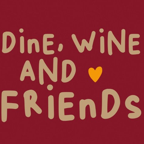 Serviettes en papier - Wine, dine, friends - 133003166