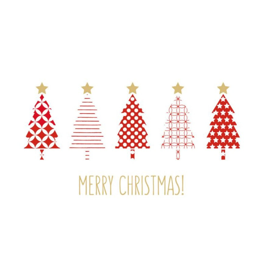 Serviettes en papier - Tree parade - 3333906