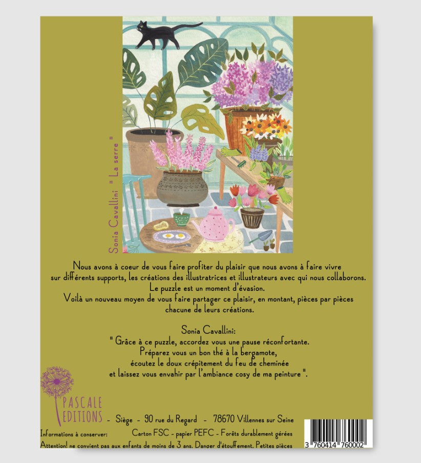 Puzzle 1000 pièces - La serre
