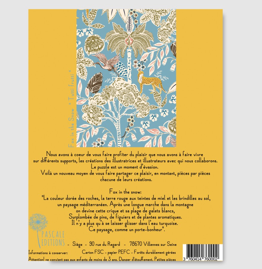 Puzzle 1000 pièces - Savane