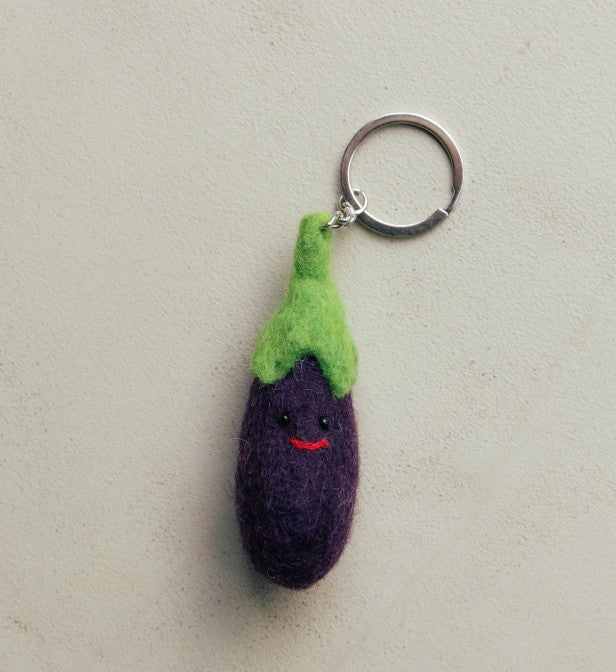 Porte clé - Eggplant