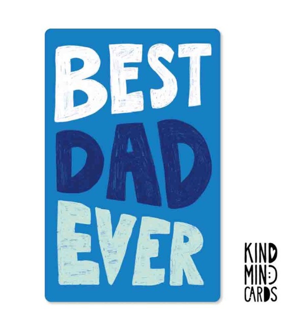Carte postale Kind - Best Dad Ever - KM0137EN