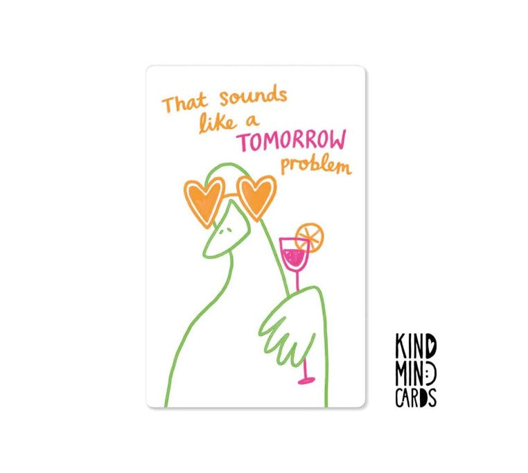 Carte postale Kind - that souds like a tomorrow problem - NKM0176EN