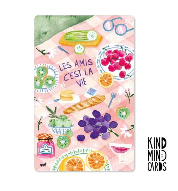 Carte postale Kind - Les amis c'est la vie - KM0308FR