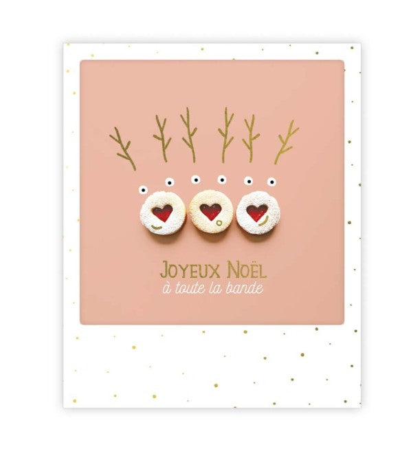 Carte postale Joyeux noel à toute la bande XM0286FR