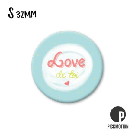 Petit magnet - love de toi - MSQ0300FR