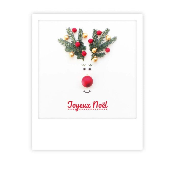 Carte postale Joyeux noel reindeer XM0306FR