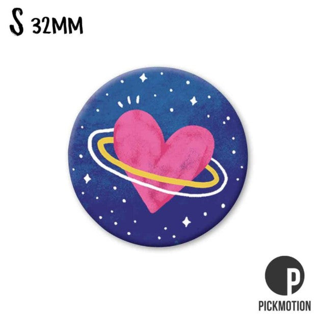 Petit magnet - Saturn Heart - MSA0692