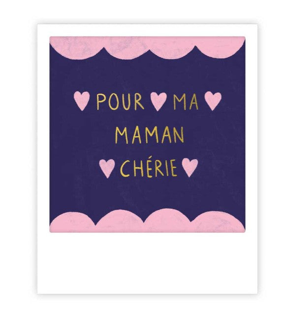 Mini carte postale - pour ma maman chérie - MP1138FR