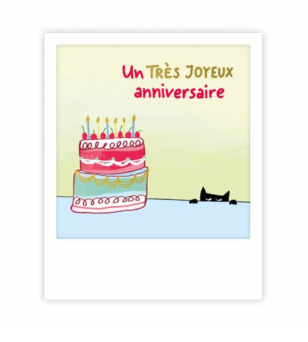 Mini carte - Un très joyeux anniversaire - MP1158FR