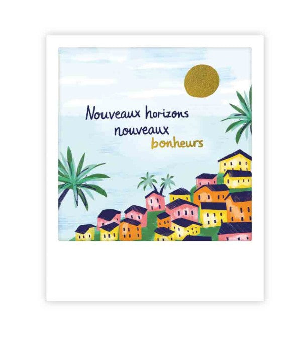 Mini carte - Nouveaux Horizons Nouveaux Bonheurs - MP1193FR