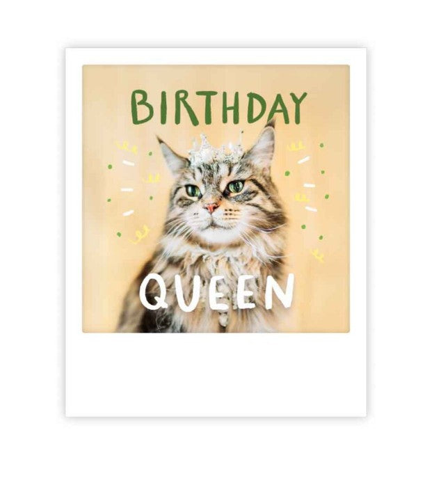 Carte postale - Birthday Queen Cat - ZG1700EN