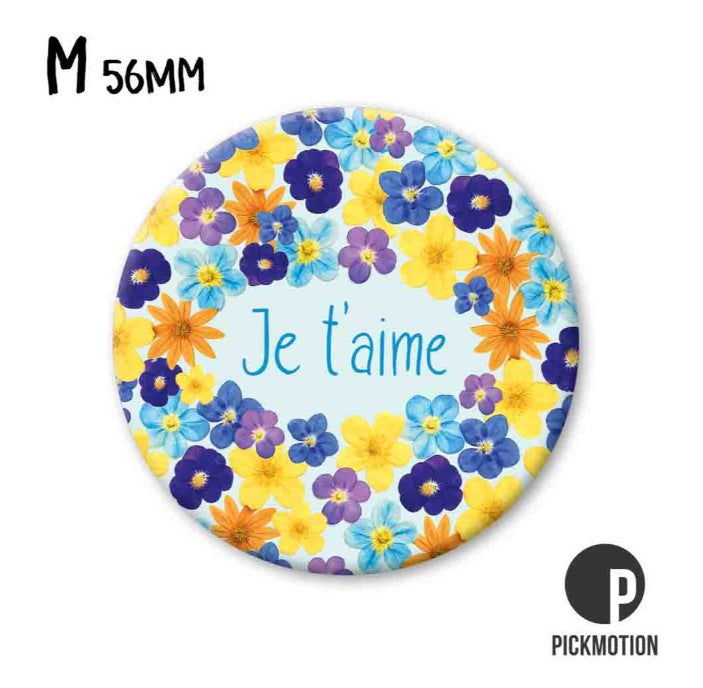 Magnet - je t'aime flowers - MM1916FR