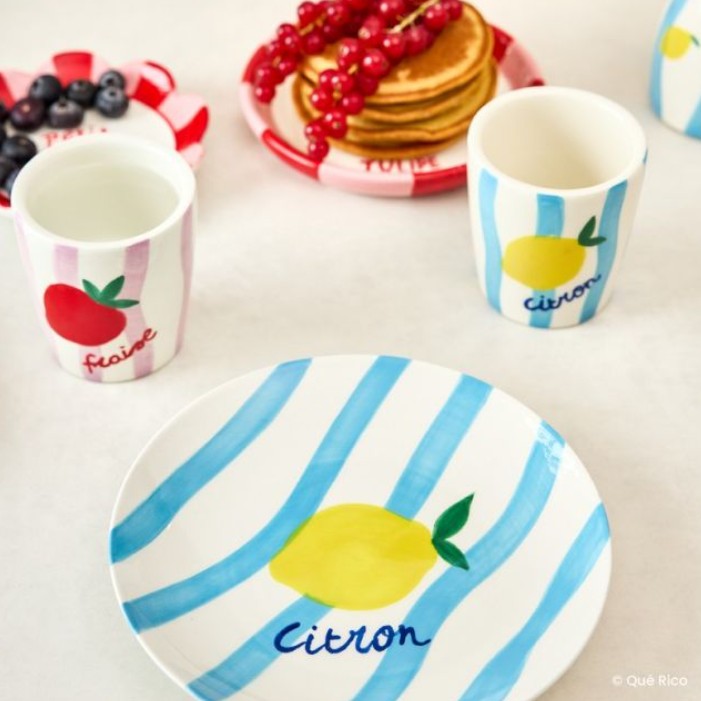 Assiette Diego - Citron